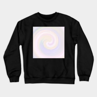 Soft Pastel Colors Swirl Crewneck Sweatshirt